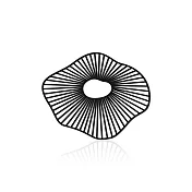 moorigin / 湖泊胸針 S / 黑