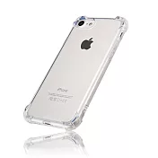 水漾- iPhone7 (4.7) 空壓氣墊式防摔手機軟殼(送玻璃保護貼)透明