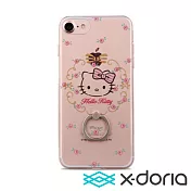 X-doria iPhone7 5.5吋律動凱蒂指環支架手機殼花漾凱蒂
