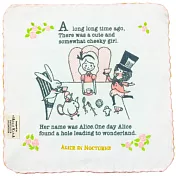 日本Shinzi Katoh 加藤真治卡通造型手帕-愛麗絲夢遊仙境