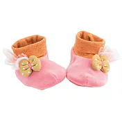 【安垛小姐】法國 Moulin Roty Tartempois_ 粉紅寶貝飽暖鞋套 0-6個月