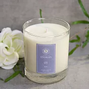 【STORIES】No.01冬日白茶 天然精油大豆蠟燭(趕走疲憊複方)