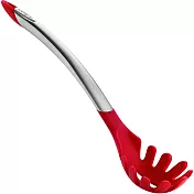 《CUISIPRO》鋼柄矽膠麵杓(紅31cm)