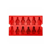 【親子良品】OXFORD 公仔人物造型DIY製冰盒矽膠模具(12小格) - 紅色