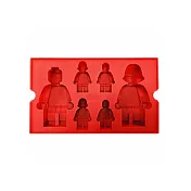 【親子良品】OXFORD 公仔人物造型DIY製冰盒矽膠模具(6格) - 紅色