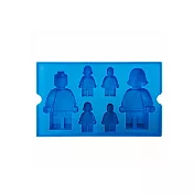 【親子良品】OXFORD 公仔人物造型DIY製冰盒矽膠模具(6格) - 藍色