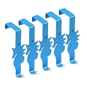 Wisdom 海馬造型門後單鉤(五入)