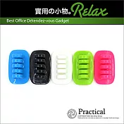 超實用居家生活必備多功能線材固定收納分線器(黑色款)