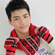 LAVARE 帽圍 原住民圖紋紅