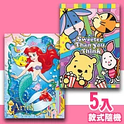 【P2 拼圖】Disney迪士尼系列108片拼圖5入組(款式隨機)