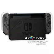 任天堂 Nintendo Switch 主機+左右手把抗汙防指紋保護膜(贈底座正面保護貼)