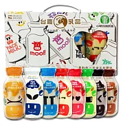 【台農乳品香濃伴手禮】精緻調味乳禮盒2盒入(8瓶/盒;200ml/瓶)