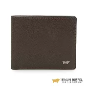 【BRAUN BUFFEL】.德國小金牛 - CHUCHO 丘喬系列零錢袋短夾 -  可可色