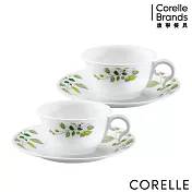 【美國康寧 CORELLE】綠野微風4件式咖啡杯組 (D04)