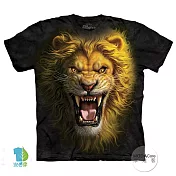 【摩達客】美國進口The Mountain 亞洲獅王 純棉環保短袖T恤 S  青少年版