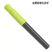 PILOT微笑鋼筆黑桿F尖淺綠含印字