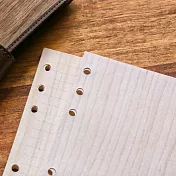 木入三分。栓木木紋活頁紙(A5 六孔)