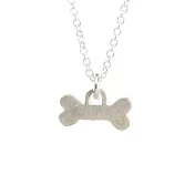 Dogeared 銀色狗骨頭項鍊 HAPPY TAILS 快樂搖尾巴 附原廠盒