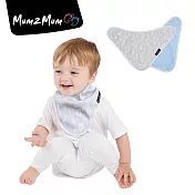 【Mum 2 Mum】雙面竹纖維棉機能口水巾圍兜-愛心/點點