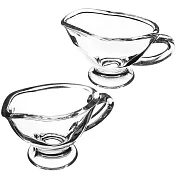 《Master》船型玻璃醬汁杯2入