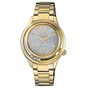 CITIZEN L系列 女神輕吻光動能真鑽腕錶-EM0512-82D
