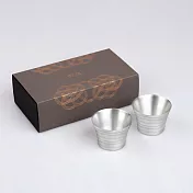 彩結 純錫烈酒對杯