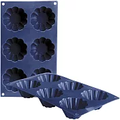 《IBILI》Blueberry六格布丁烤盤(7.5cm)