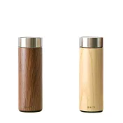 兩倆一起-汋飲保溫瓶。胡桃＆栓木 330ML