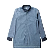 FAIRPLAY PIKE - LIGHT INDIGO 長袖襯衫 【GT Company】S藍色