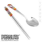 史努比不鏽鋼筷匙組-5組入