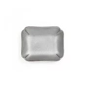 KIHARA 黒砂釉 長角木甲小皿