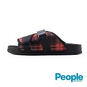People Footwear - The Lennon Chiller 潮流拖US4紅色格紋