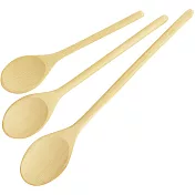 《TESCOMA》Woody樺木攪拌匙3件(橢)