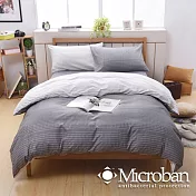 【Microban-晨曦時光】台灣製雙人四件式抗菌被套床包組