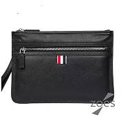 【Zoe’s】頂級牛皮  荔枝紋 英倫紳士手拿公事包(紳士黑)