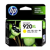 【HP】CD974AA NO.920XL 黃色高容量 原廠墨水匣