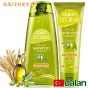 【土耳其dalan】橄欖油小麥蛋白修護魔髮組(乾燥/受損) 沙龍級