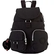 KIPLING口袋尼龍輕量後背包(現貨+預購)黑色