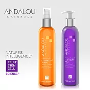 【ANDALOU安德魯】益生菌卸妝潔膚乳178ml+克萊門橘C美 白噴霧178ml