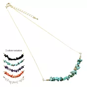 項鍊-Stone 碎石風格項鍊 【日本飾品-OSEWAYA】 -紫色