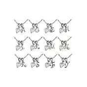 【日本Osewayaお世話や 】日本製-CZ鋯石英文字母項鍊(不過敏) - SILVER銀Y-銀