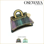 【日本Osewayaお世話や 】日本製-迷你手提包髮夾A款 -BLACK黑