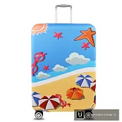【US.STYLE】海灘度假23吋旅行箱防塵防摔保護套