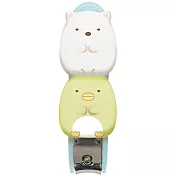 San-X 角落公仔我愛生活系列公仔造型指甲刀。白熊君+企鵝君