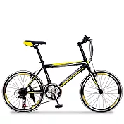 SPORTONE X-SPACE 20吋21速 SHIMANO指撥小徑車-黑黃