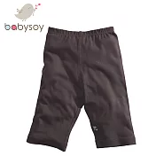 美國Babysoy  Janey Baby有機棉百搭彈性長褲  626  咖啡  6-12M