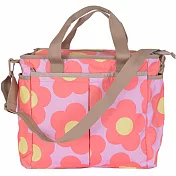 LeSportsac媽媽托特兩用包-粉桔花朵 (現貨+預購)粉桔花朵