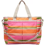 LeSportsac媽媽托特兩用包-條紋粉桔 (現貨+預購)條紋粉桔