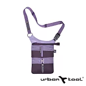 URBAN TOOL pocketBar 隨身雙用側背袋 (梅紫色/適用 11 吋平板電腦)