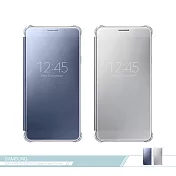 Samsung三星 原廠Galaxy A7 (2016)專用 全透視鏡面感應皮套 Clear View【臺灣公司貨】銀色